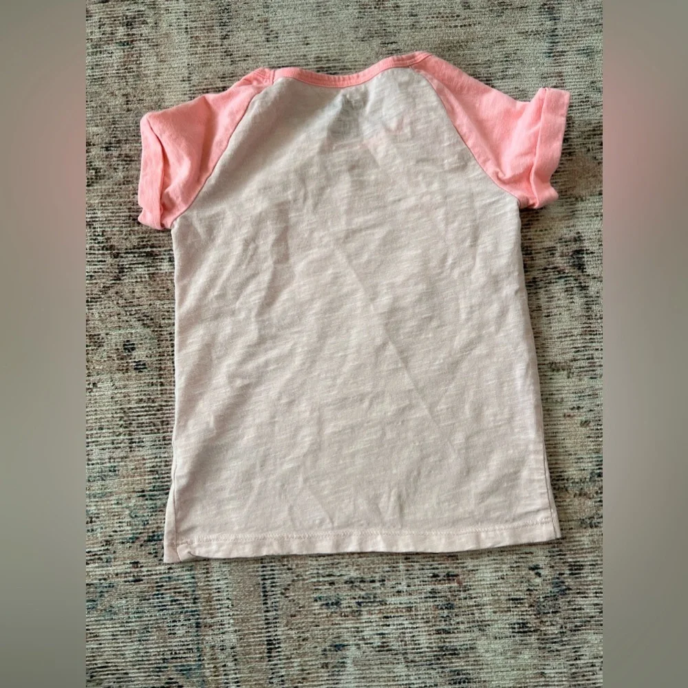 Oshkosh girls sparkle logo, graphic tee pink 4t